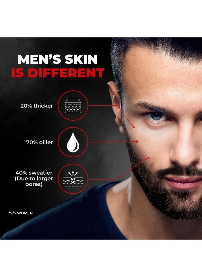 Beardo 3-in-1 Activated Charcoal Face Wash| Deep Cleanse, Exfoliate & Detoxify | All-in-One Face Wash for Oily Skin, Dirt & Pollution Removal | Oil Control Face wash for men 200ml