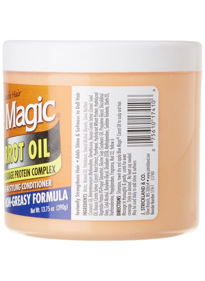 Blue Magic Carrot Oil Leave In Styling Conditioner, 13.75 Ounce