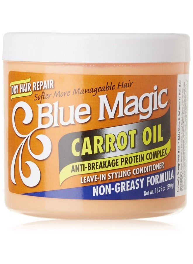 Blue Magic Carrot Oil Leave In Styling Conditioner, 13.75 Ounce