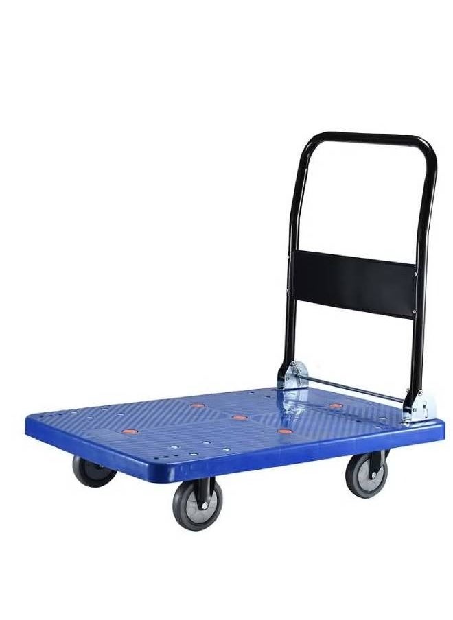 Heavy Duty Folding Platform Cart with Swivel Wheels 4 Wheel Utility Dolly Affordable Weight Capacity 300 Kg