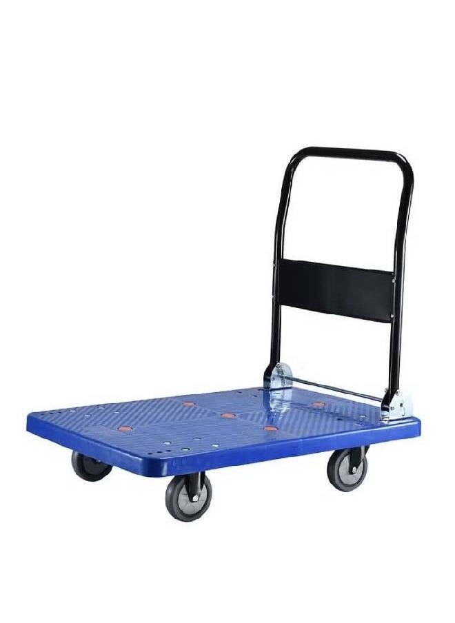 Heavy Duty Folding Platform Cart with Swivel Wheels 4 Wheel Utility Dolly Affordable Weight Capacity 300 Kg