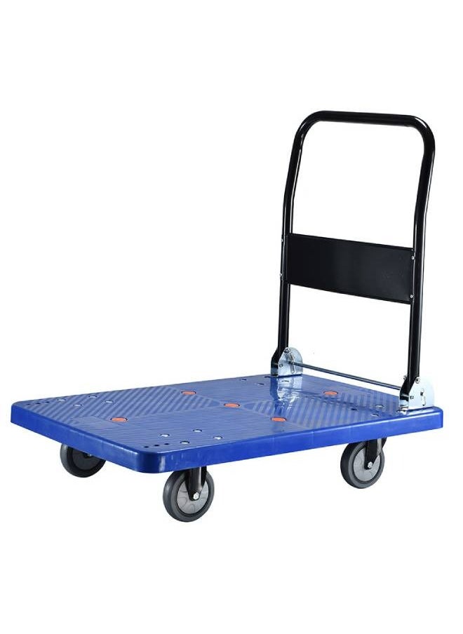 Heavy-Duty Folding Platform Cart with Swivel Wheels – 4-Wheel Utility Dolly Affordable Weight Capacity 300 Kg