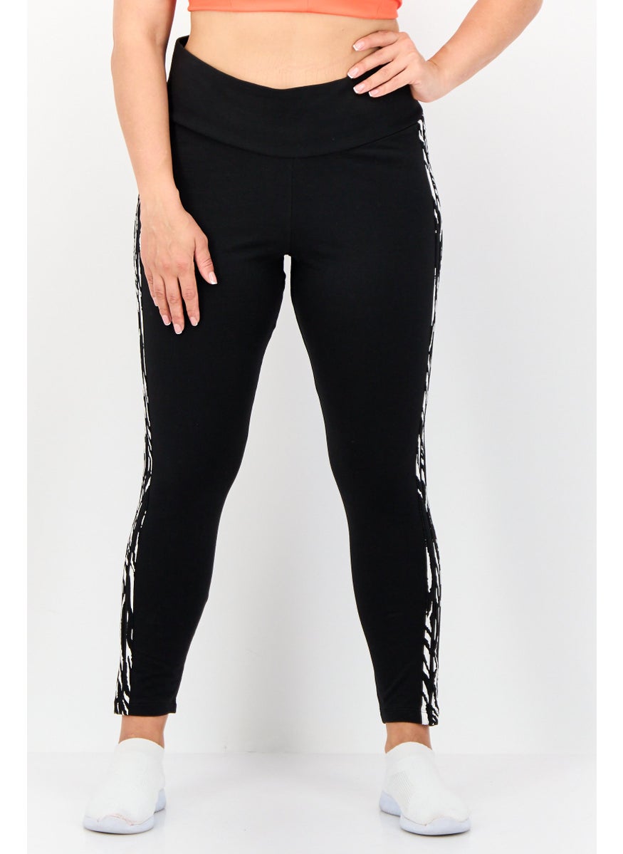 Women Sportswear Fit Training Leggings, Black