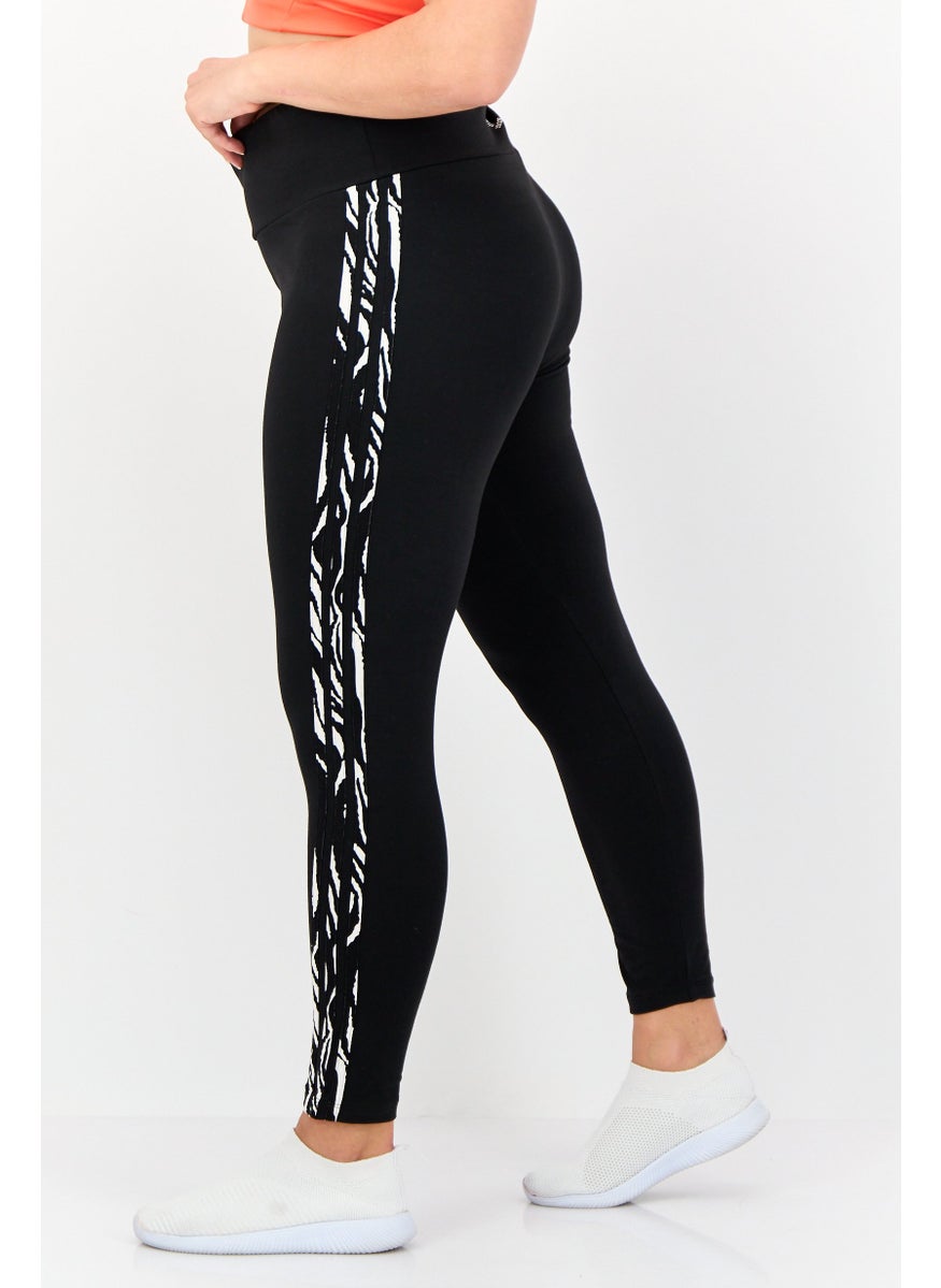 Women Sportswear Fit Training Leggings, Black