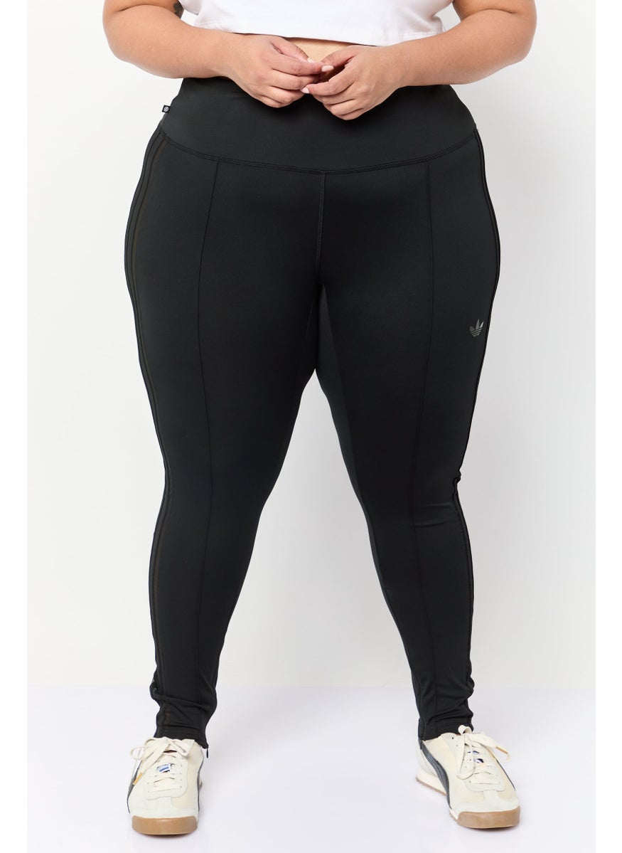 Women Plus Size Training Leggings, Black