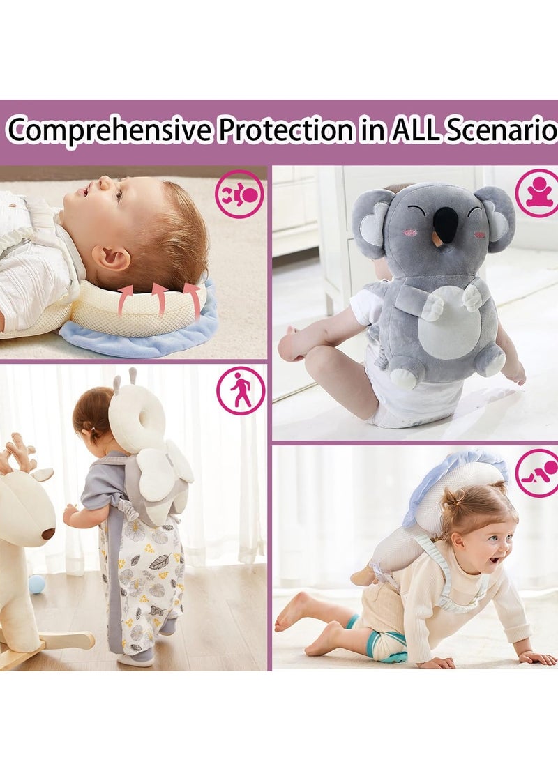 Baby Head Protector Backpack Pillow for Falling Crawling and Walking Toddler Essentials Infant Toys Helmets Baby Lover Gifts for 0.5-3 Years 6-12 months