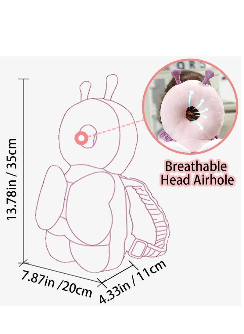 Baby Head Protector Backpack Pillow for Falling Crawling and Walking Toddler Essentials Infant Toys Helmets Baby Lover Gifts for 0.5-3 Years 6-12 months