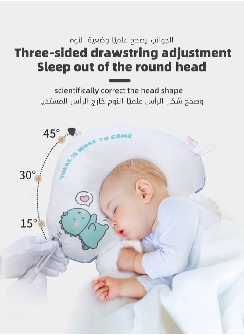 Baby Newborn Nursing Sleeping Pillow Anti-Startle Toddler Boys and Girls Comfortable Lightweight Shaping Pillows for Kids Infant