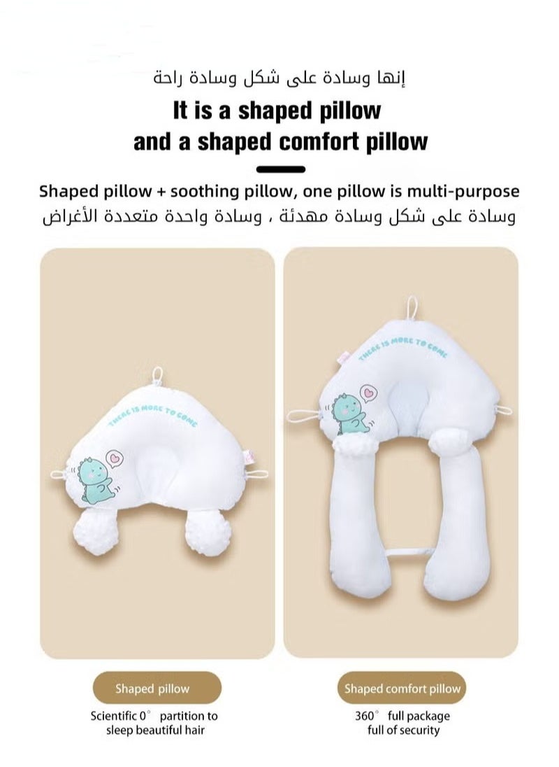 Baby Newborn Nursing Sleeping Pillow Anti-Startle Toddler Boys and Girls Comfortable Lightweight Shaping Pillows for Kids Infant