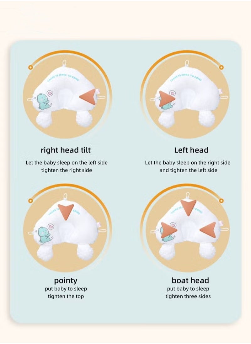 Baby Newborn Nursing Sleeping Pillow Anti-Startle Toddler Boys and Girls Comfortable Lightweight Shaping Pillows for Kids Infant