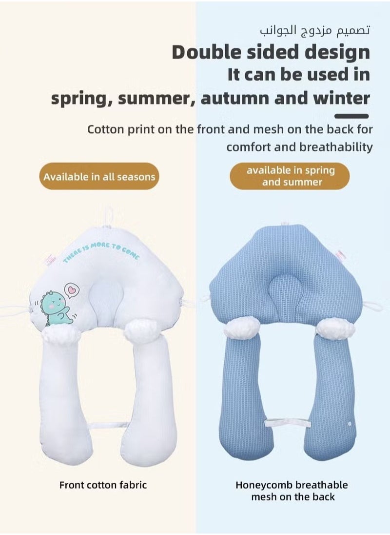 Baby Newborn Nursing Sleeping Pillow Anti-Startle Toddler Boys and Girls Comfortable Lightweight Shaping Pillows for Kids Infant