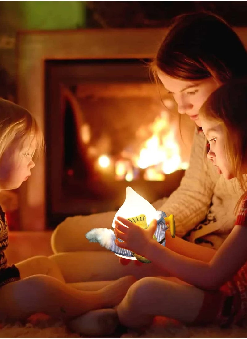 Cute Duck Night Light Touch ON OFF Duck Lamp Kids Night Lamp with 2 Colors 3200K 3400K Light Silicone Animal Kids Baby Night Light Rechargeable Desk Lamp with 15 Timer