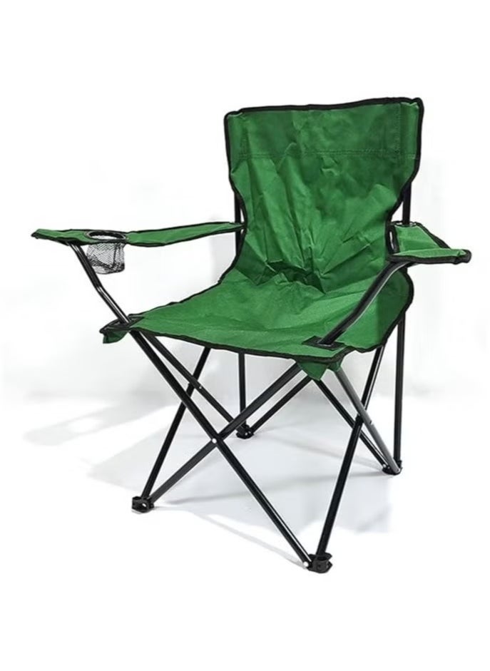 Camping Chair – Outdoor Folding Chair, Portable Fishing Chair, Lightweight Folding Seat with Oxford Fabric and PVC – Ideal for Camping, Barbecue, Picnic, Beach, and Outdoor Activities – Comfortable, Durable, Easy to Carry
