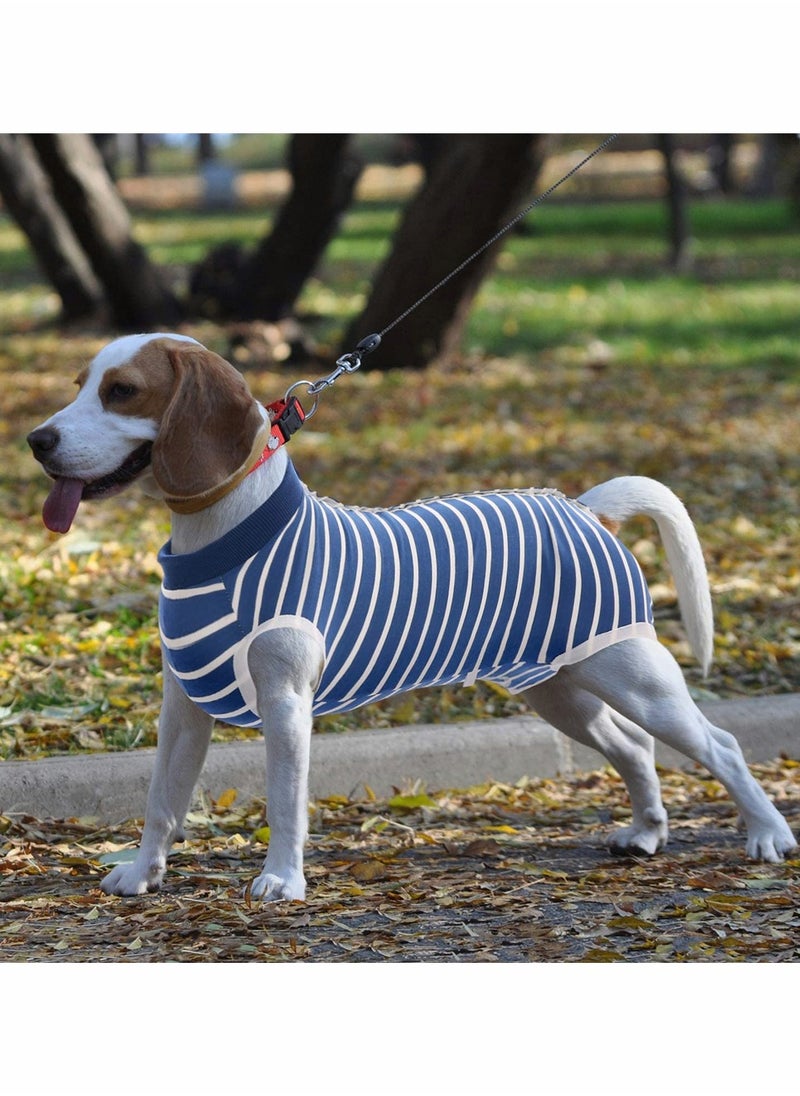 Dog Recovery Suit Surgical Gown for Post-Operation Care High Elastic Breathable Nursing Clothes for Dogs and Puppies S Size