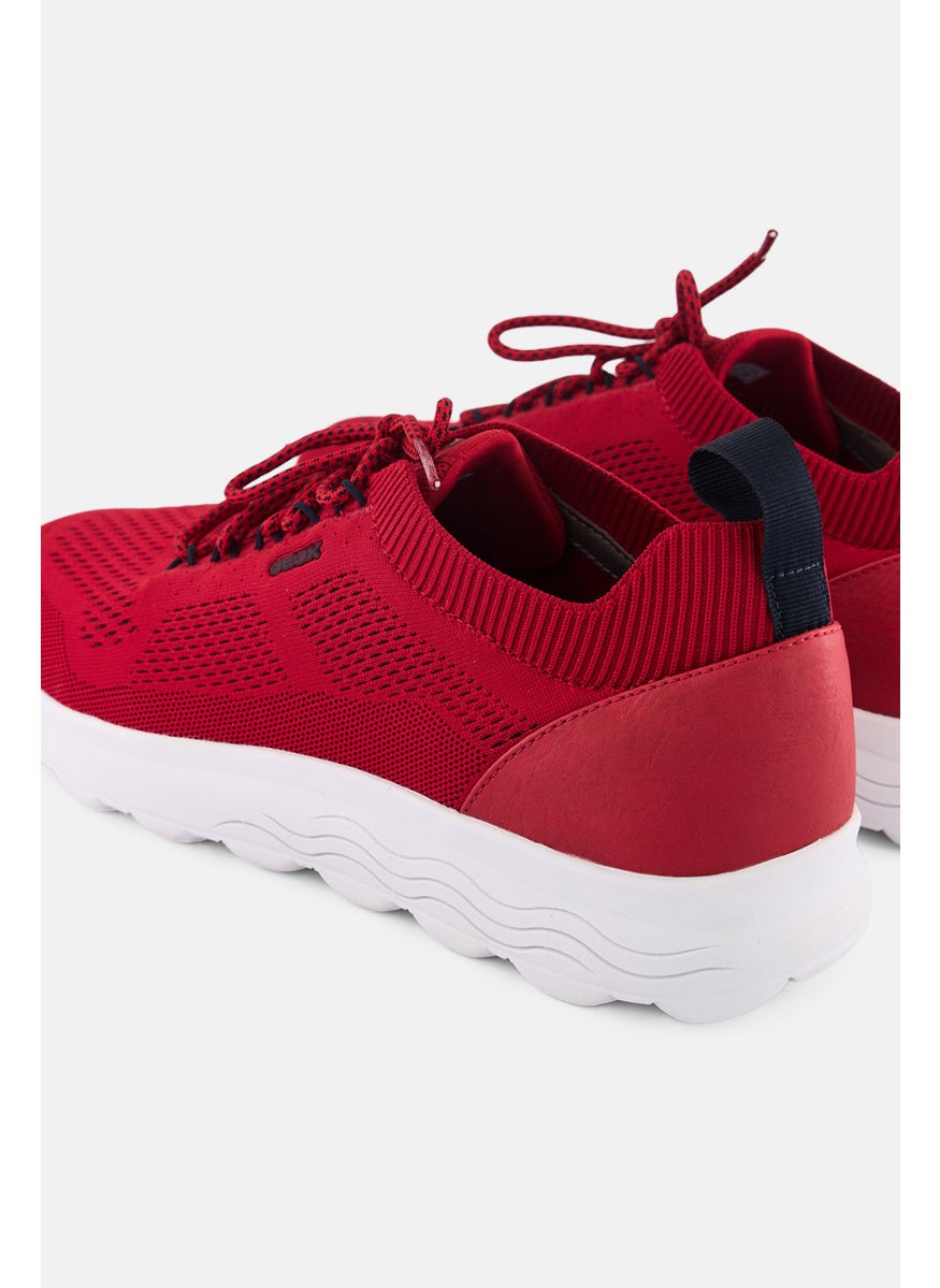 Men U Spherica A Lace Up Casual Shoes, Red