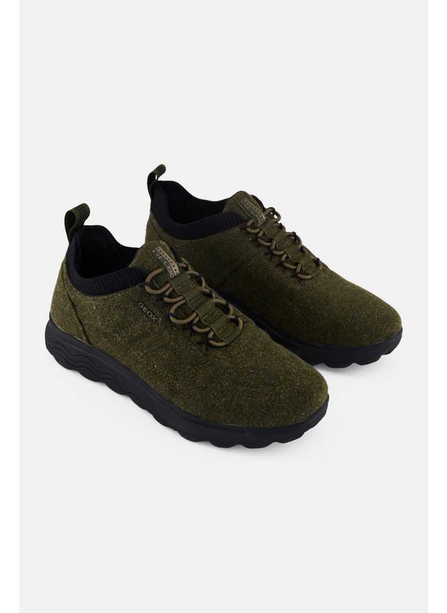 Men U Spherica Slip On Casual Shoes, Dark Olive