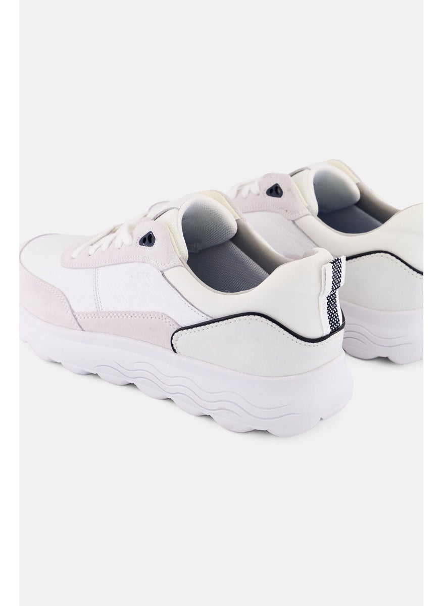 Men U Spherica Lace Up Casual Shoes, White
