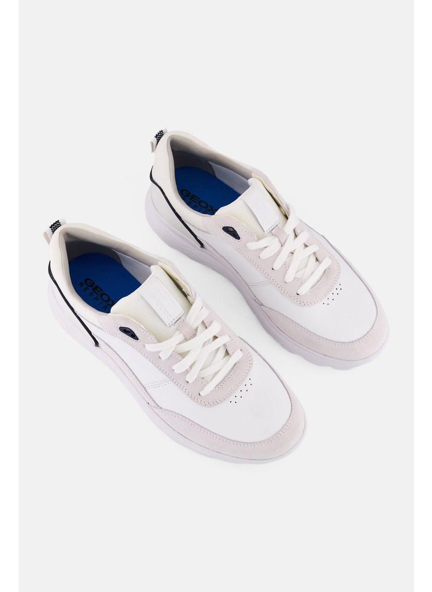 Men U Spherica Lace Up Casual Shoes, White