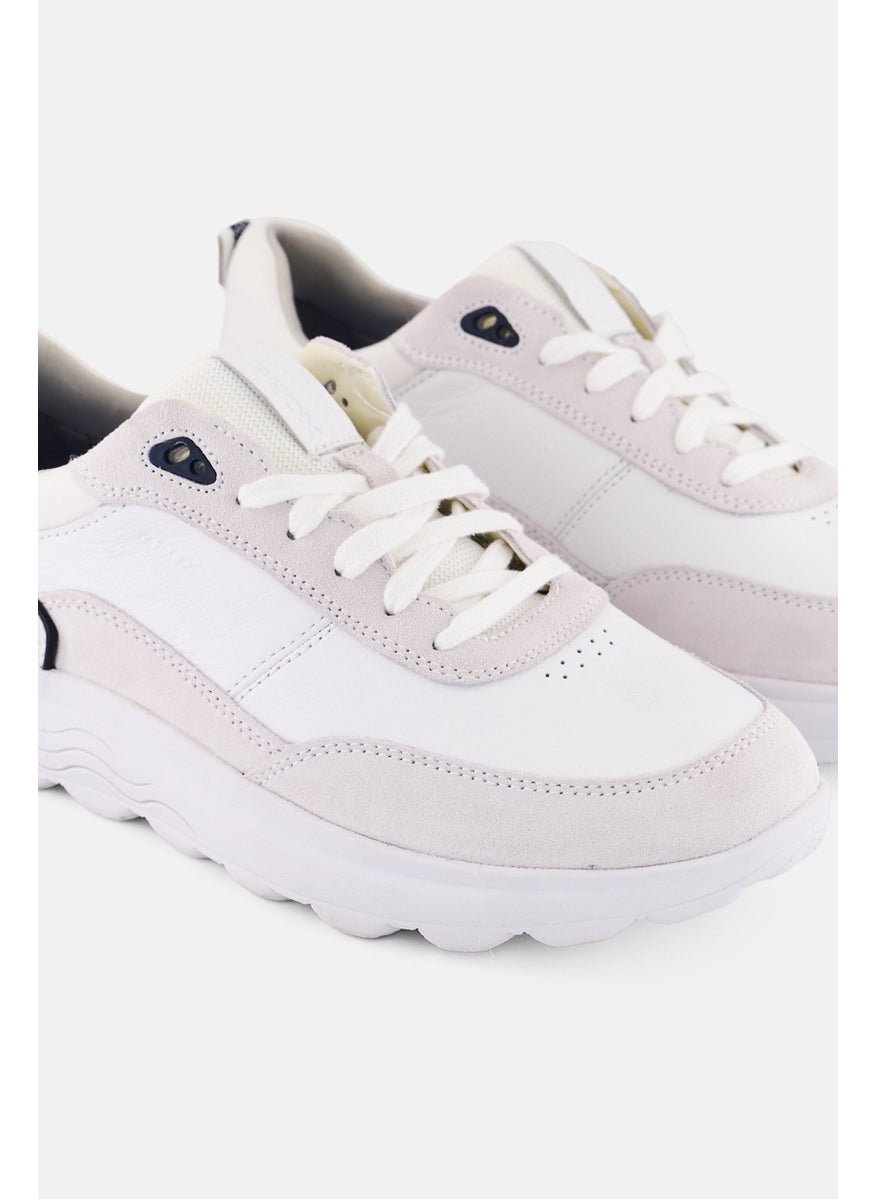 Men U Spherica Lace Up Casual Shoes, White