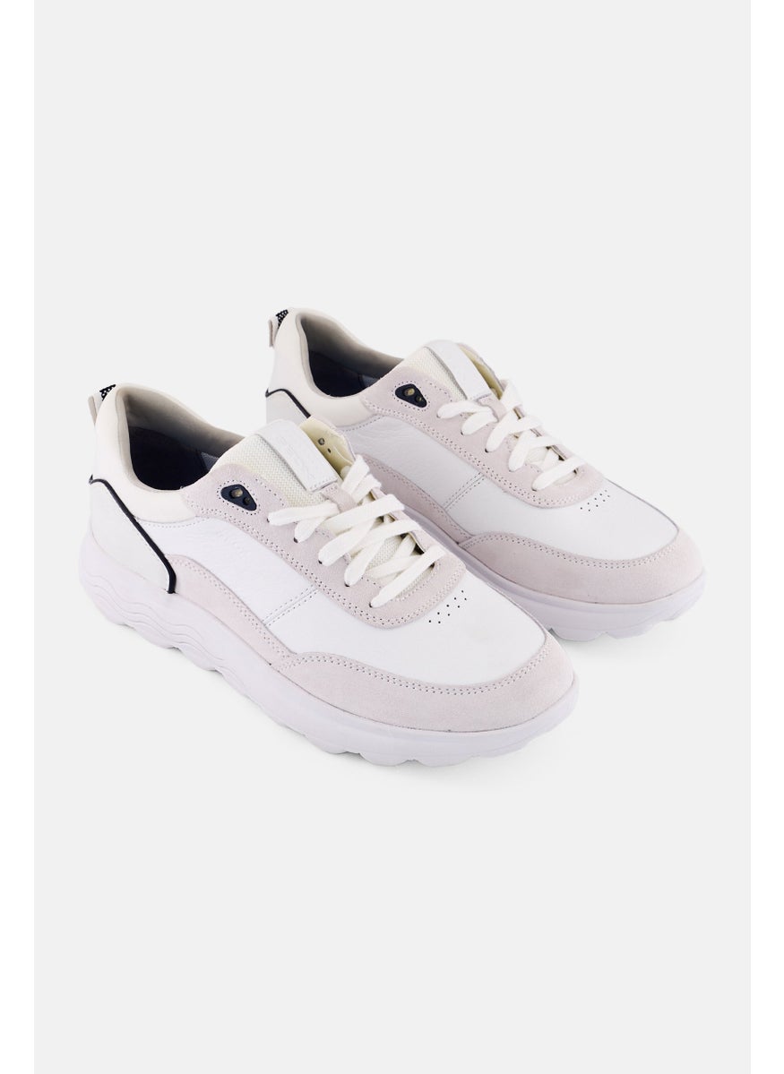Men U Spherica Lace Up Casual Shoes, White