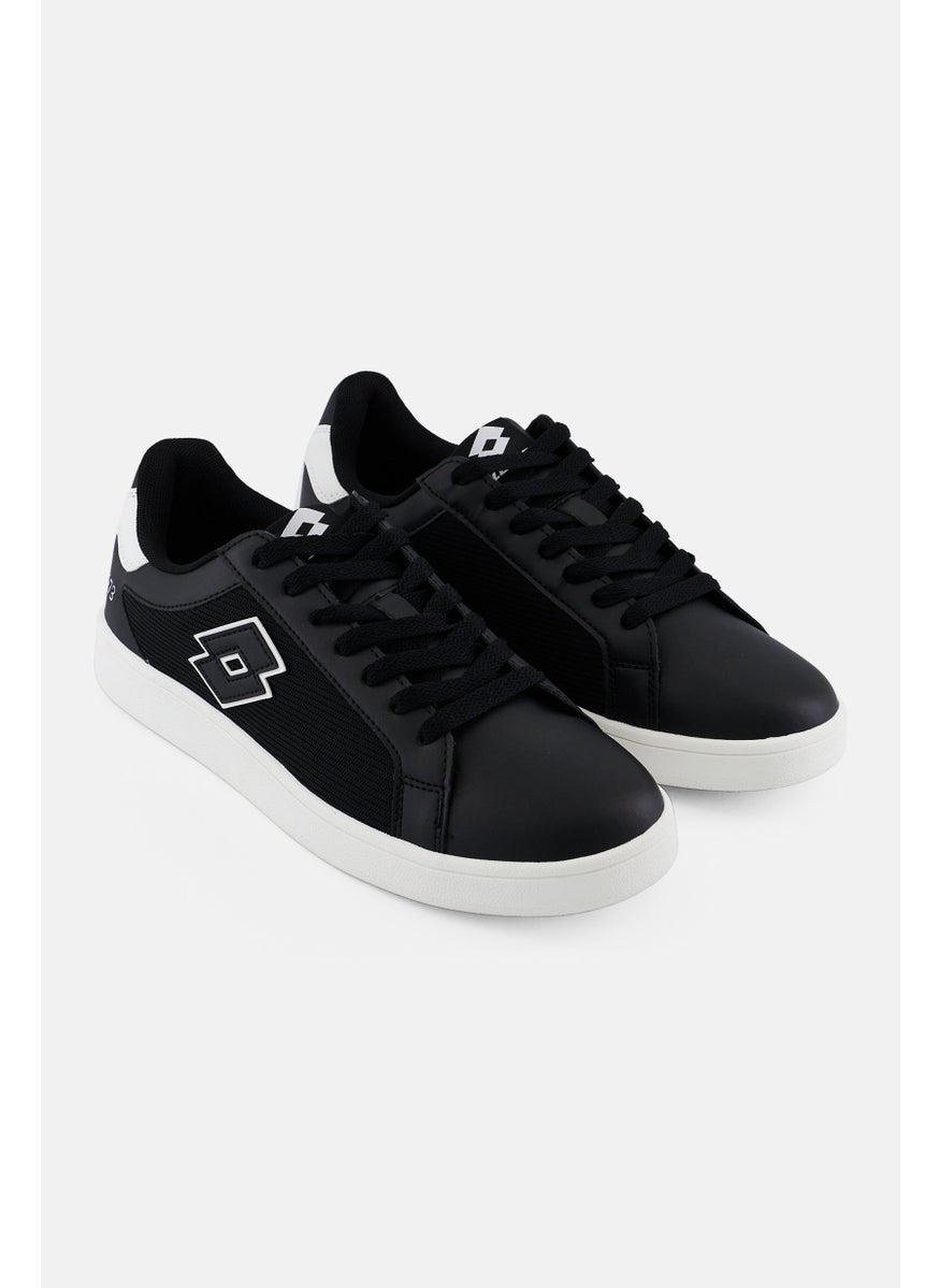 Men Lace Up Outdoor Casual Shoes, Black