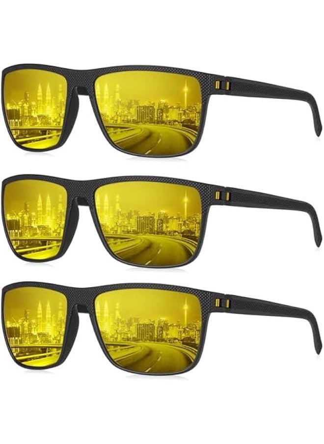 Polarized Sunglasses for Men, Lightweight Sun Glasses with UV Protection for Driving Fishing Golf