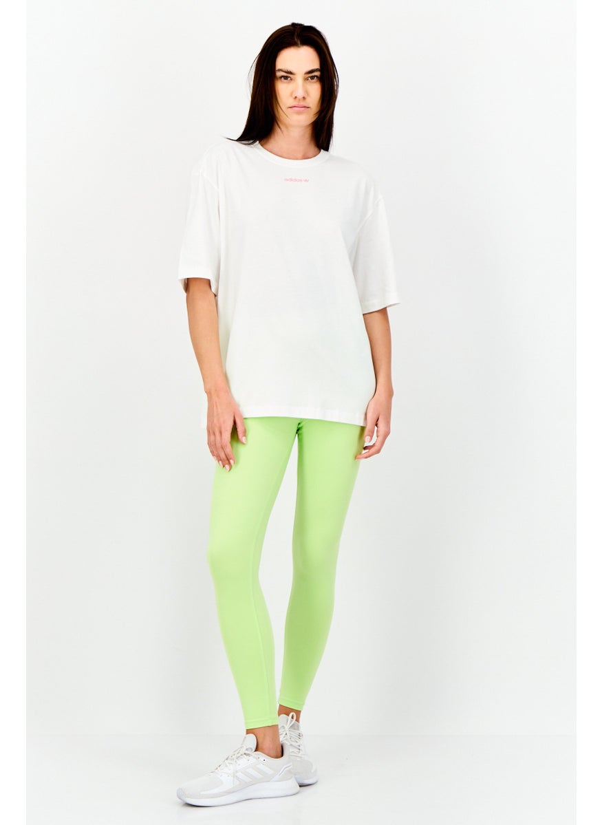 Women Sportswear Fit Short Sleeves Outdoor T-Shirt, White