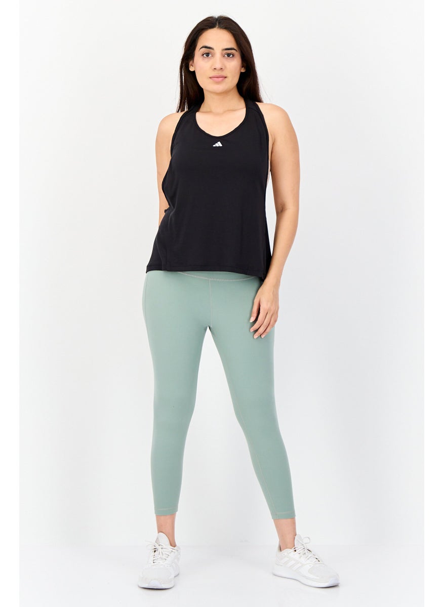 Women Sportswear Fit Sleeveless Training Tank top, Black
