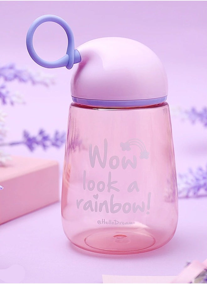 400ml Creative Shaking Cup Water Bottle Portable Outdoor Travel Bottle For Children