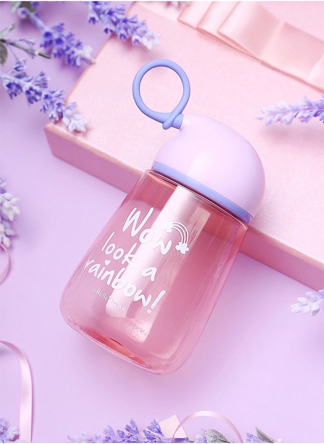 400ml Creative Shaking Cup Water Bottle Portable Outdoor Travel Bottle For Children