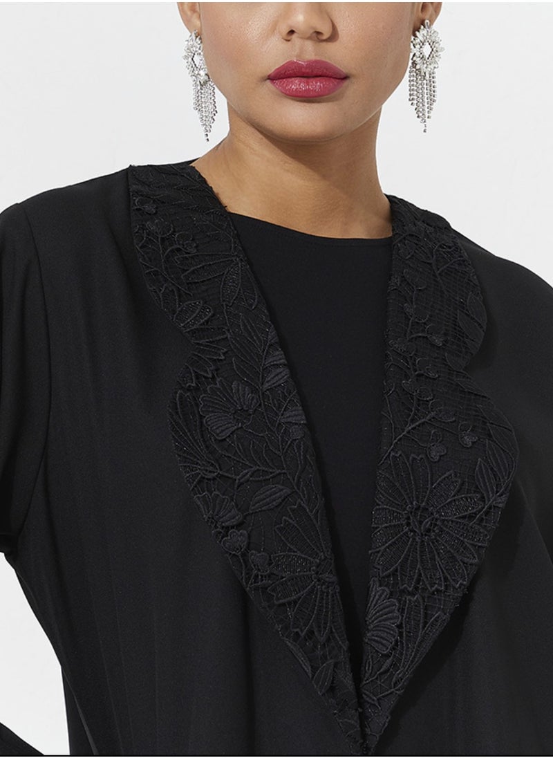 Neck Design with wide sleeves