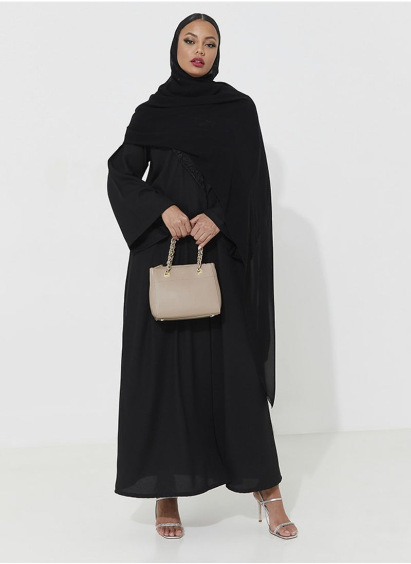 Neck Design with wide sleeves