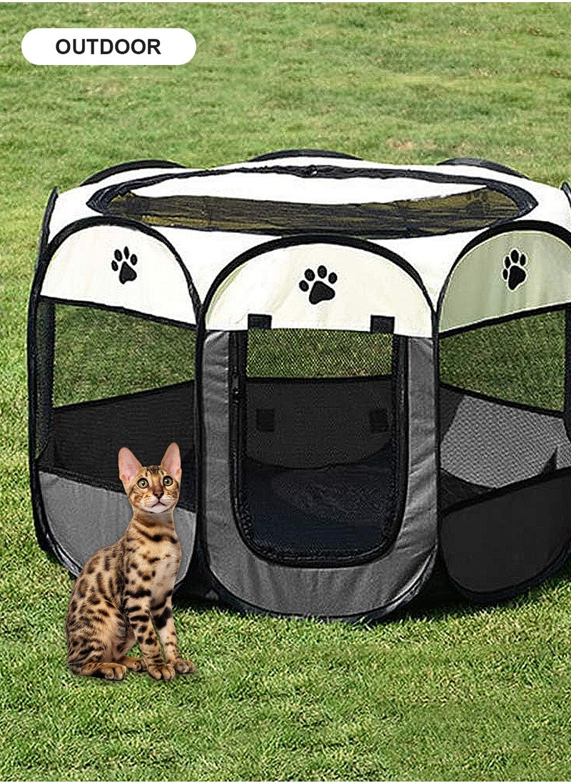 Folding Cat Tent Dog Cage Puppy Cage Pet Tent Dog Enclosure Cage