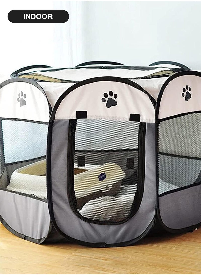 Folding Cat Tent Dog Cage Puppy Cage Pet Tent Dog Enclosure Cage