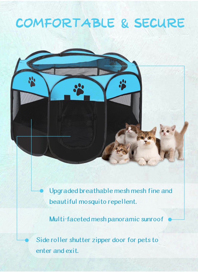 Folding Cat Tent Dog Cage Puppy Cage Pet Tent Dog Enclosure Cage