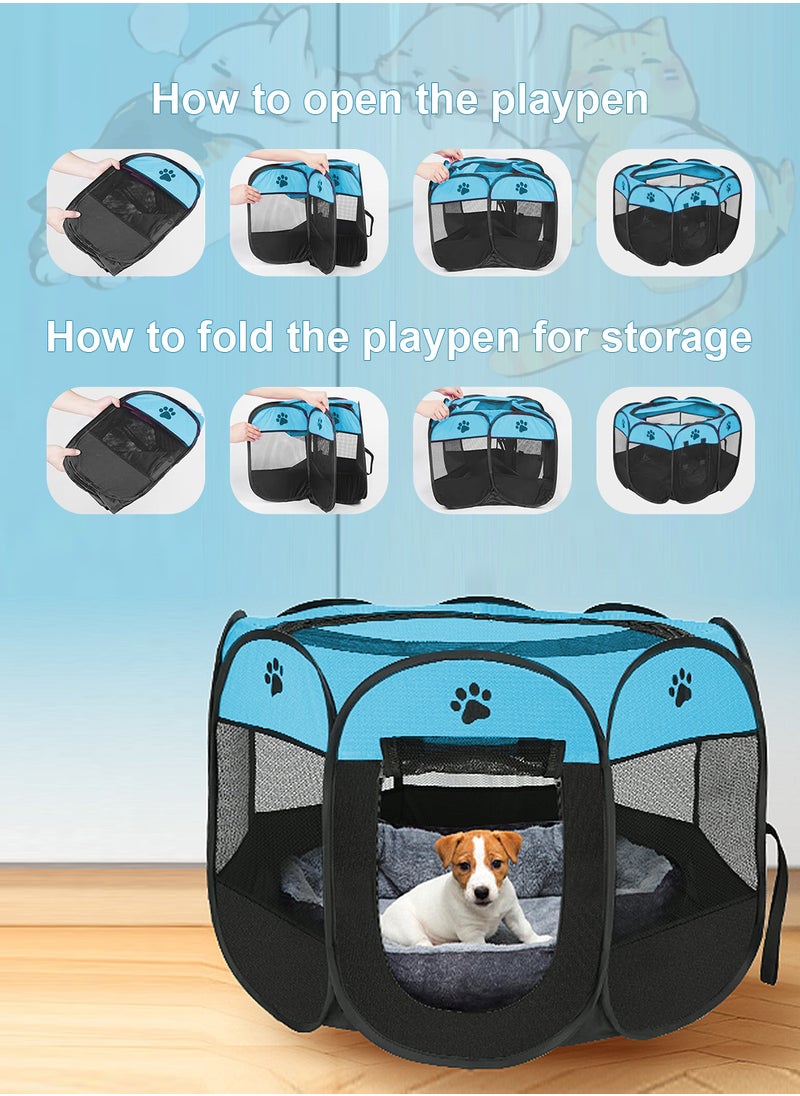 Folding Cat Tent Dog Cage Puppy Cage Pet Tent Dog Enclosure Cage
