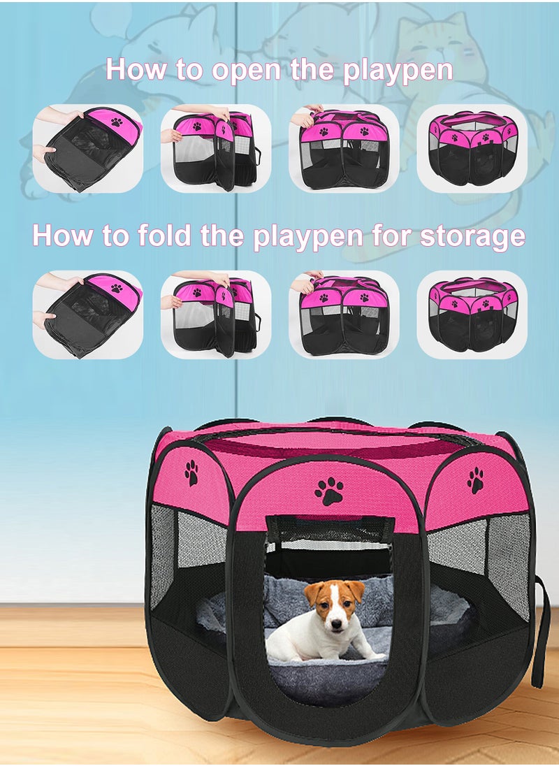 Folding Cat Tent Dog Cage Puppy Cage Pet Tent Dog Enclosure Cage