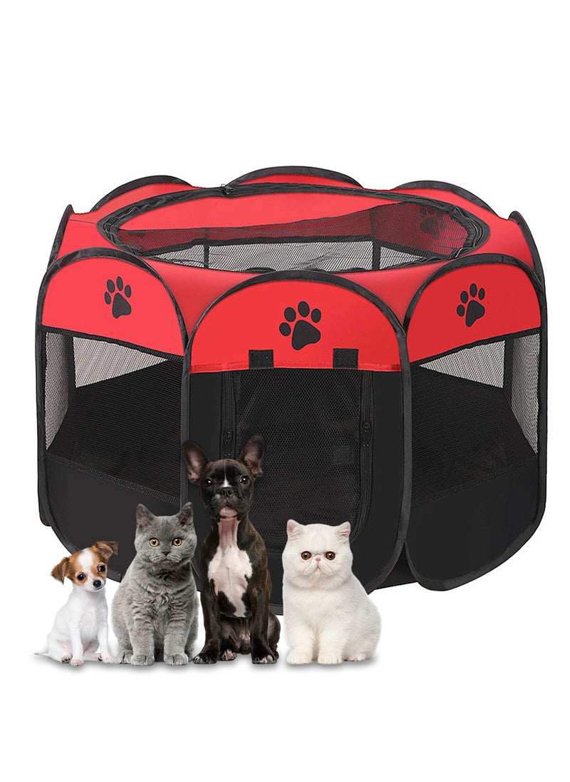 Folding Cat Tent Dog Cage Puppy Cage Pet Tent Dog Enclosure Cage