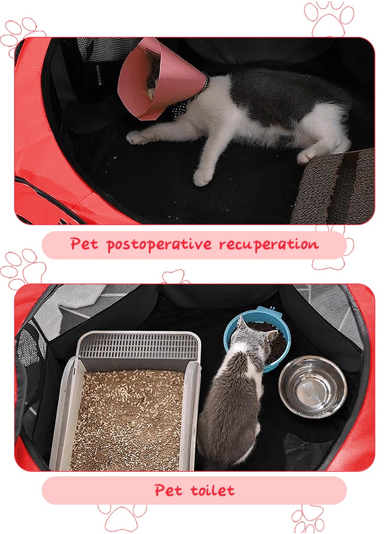 Folding Cat Tent Dog Cage Puppy Cage Pet Tent Dog Enclosure Cage