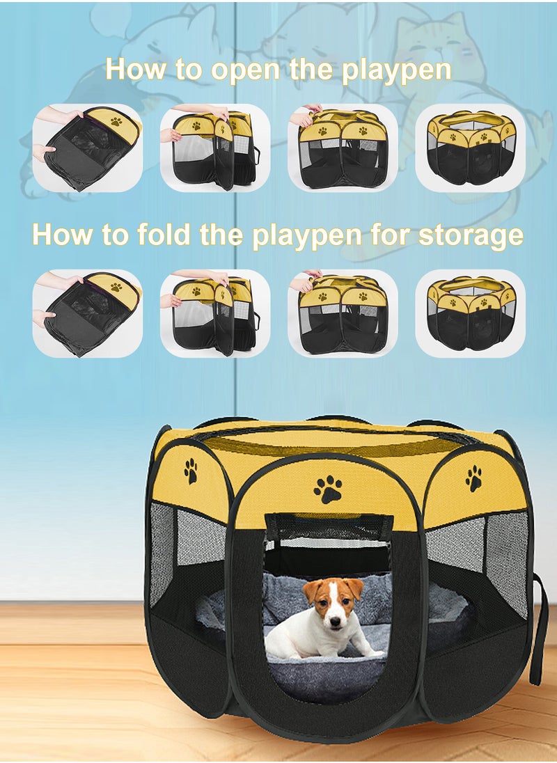 Folding Cat Tent Dog Cage Puppy Cage Pet Tent Dog Enclosure Cage