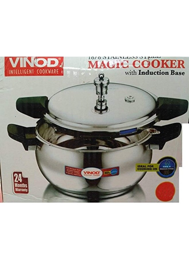 SMGPC-5.5 Pressure Cooker, Silver, 5.5 Liters, Stainless Steel