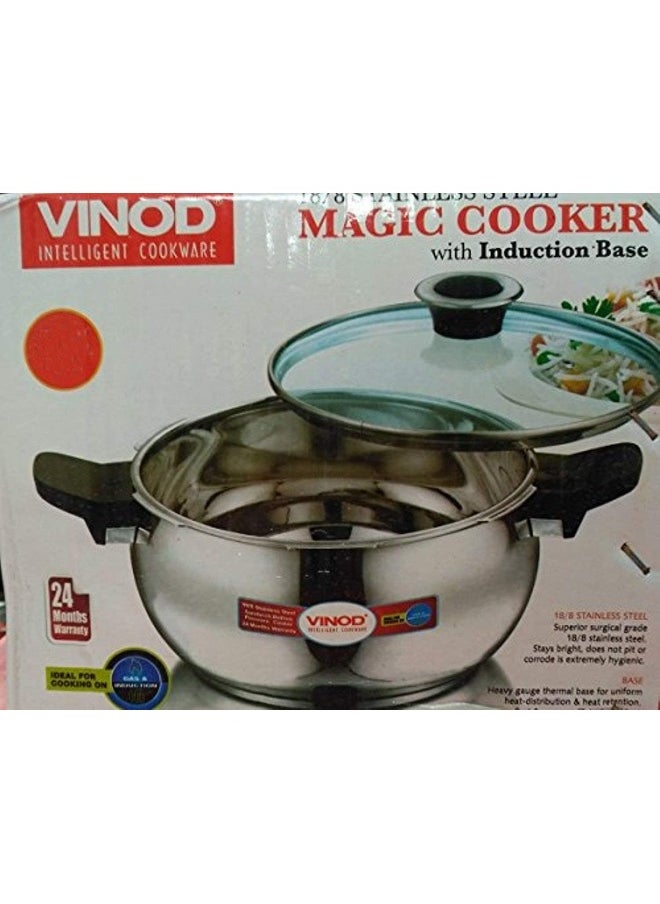 SMGPC-5.5 Pressure Cooker, Silver, 5.5 Liters, Stainless Steel