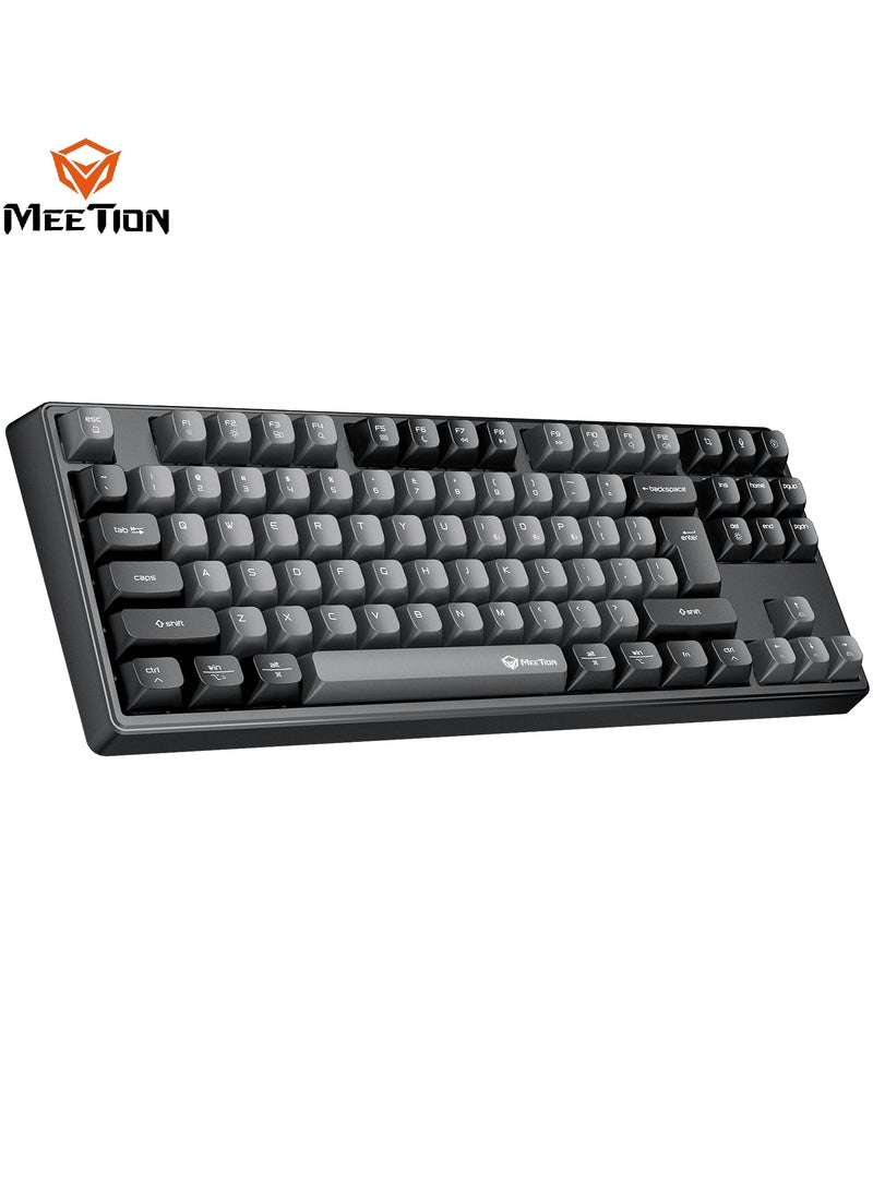 Meetion TKL Triple-Mode Wireless RGB Mechanical Keyboard MK14 TKL 87 Keys Layout Full Key Hot-Swap Tri-Mode Connection