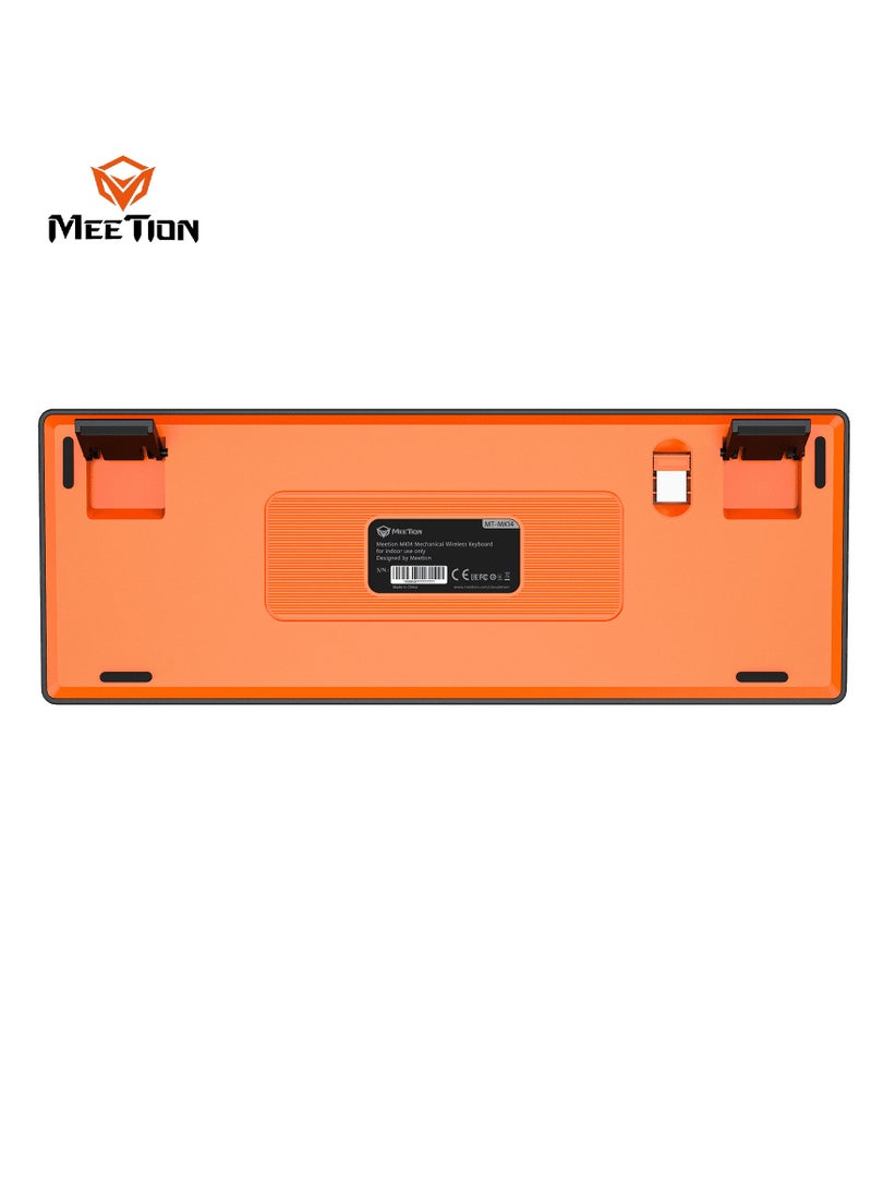 Meetion TKL Triple-Mode Wireless RGB Mechanical Keyboard MK14 TKL 87 Keys Layout Full Key Hot-Swap Tri-Mode Connection