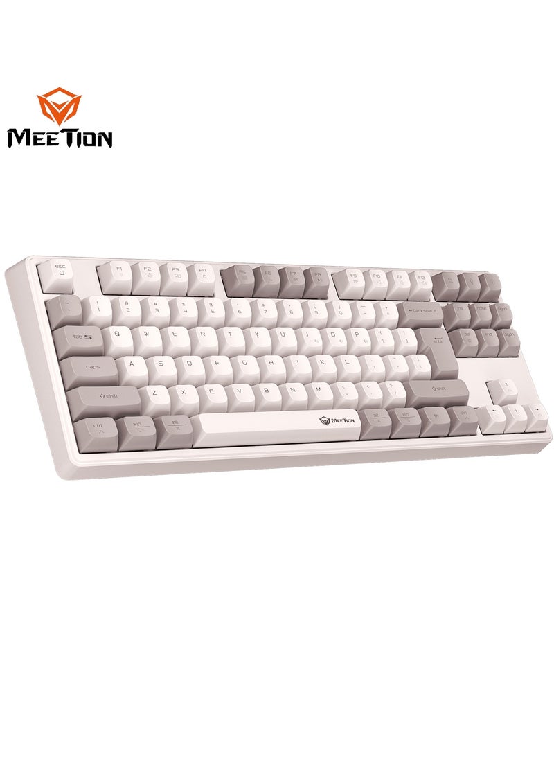 Meetion TKL Triple-Mode Wireless RGB Mechanical Keyboard MK14 TKL 87 Keys Layout Full Key Hot-Swap Tri-Mode Connection
