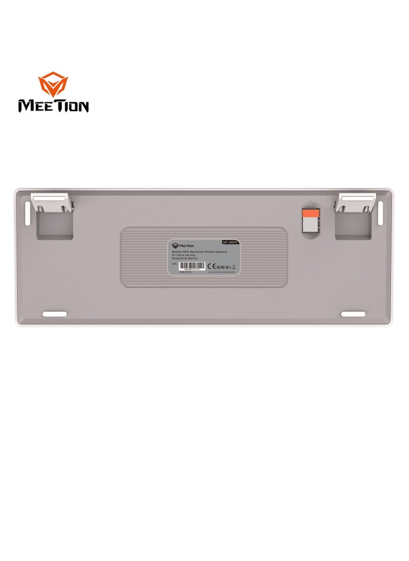 Meetion TKL Triple-Mode Wireless RGB Mechanical Keyboard MK14 TKL 87 Keys Layout Full Key Hot-Swap Tri-Mode Connection