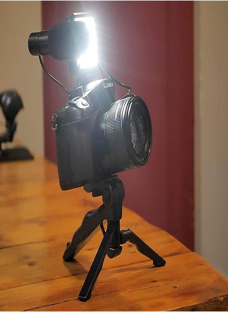 Smartphone Vlogging Kit with LED Light, Noise Reduction Microphone, Flexible Tripod, Phone Holder & Bluetooth Remote | Perfect for YouTube, TikTok, Instagram & Kids' Video Recording