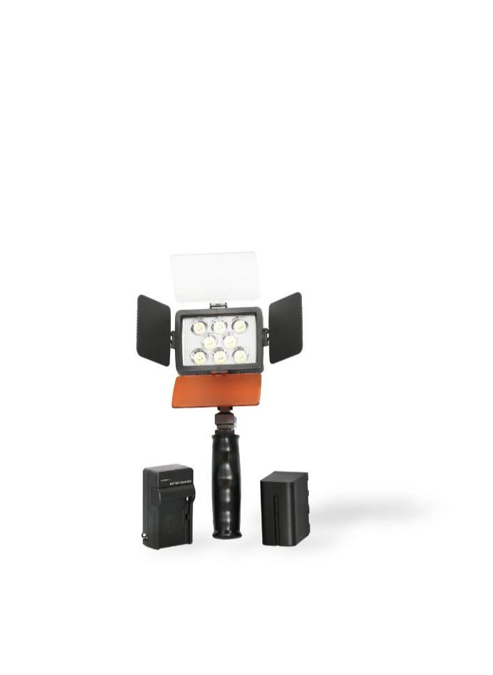 PROMAGE LED 540A Professional Video Light with Adjustable Brightness & Color Temperature for Studio and Field Use