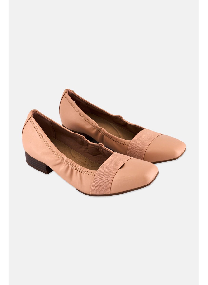 Women Standard Tilmont Slip On Pumps, Peach