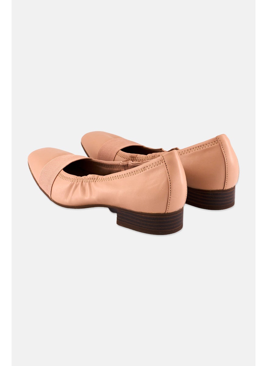 Women Standard Tilmont Slip On Pumps, Peach